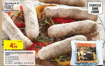 Intermarché Andouillettes Aux Herbes Popy offre