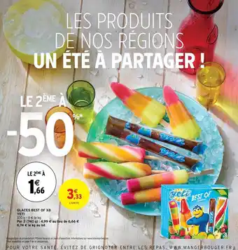 Intermarché Glaces Best Of X8 Yeti offre