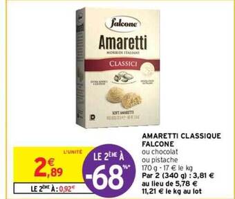 Intermarché Amaretti Classique Falcone offre