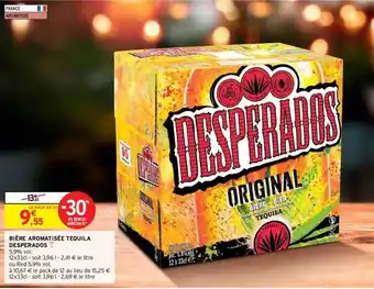 Intermarché Bière Aromatisée Tequila Desperados offre