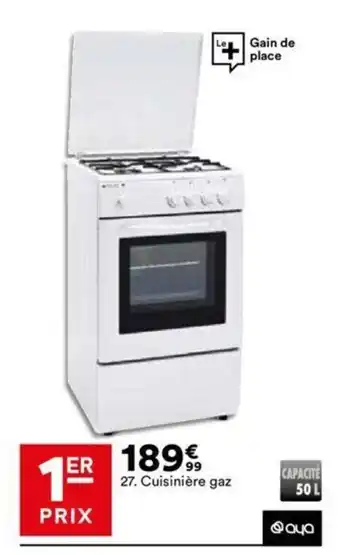 BUT Cuisinière gaz offre