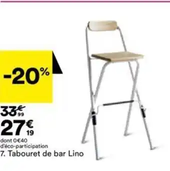 BUT Tabouret de bar Lino offre
