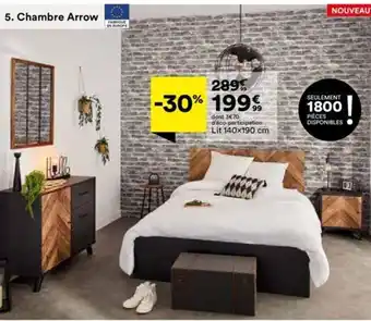 BUT Chambre ArrowLit 140x190 cm offre