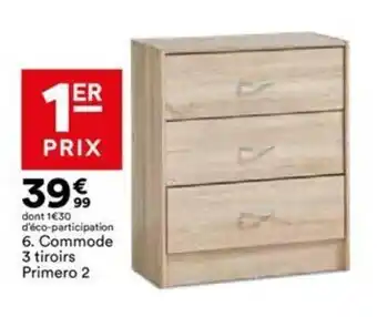 BUT Commode 3 tiroirs primero 2 offre