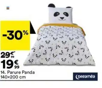 BUT Parure panda 140x200 cm offre