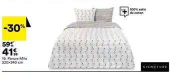 BUT Parure milo 220x240 cm offre
