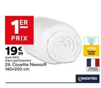 BUT Couette newsoft 140x200 cm offre