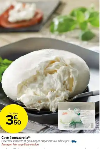 Carrefour Market Cave à mozzarella offre