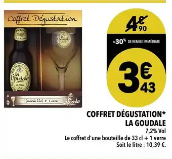 Supeco Coffret dégustation La Goudale offre