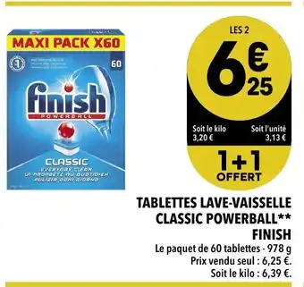 Supeco Tablettes lave-vaisselle Classic Powerball offre