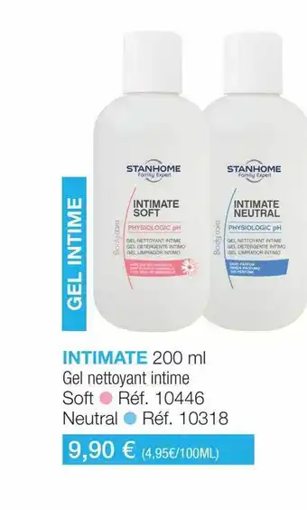 Stanhome Gel Nettoyant Intime Soft 200ml offre