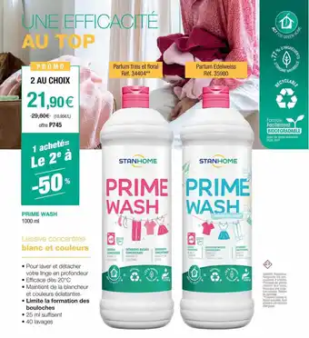 Stanhome Prime Wash Stanhome offre