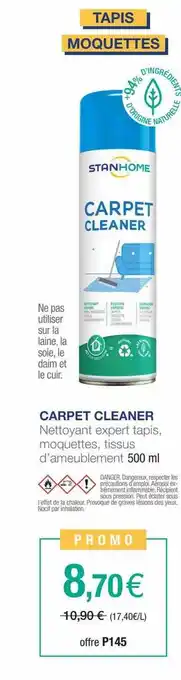 Stanhome Nettoyant Expert Tapis, Moquettes, Tissus D'ameublement Carpet Cleaner offre