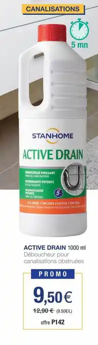 Stanhome Déboucheur Pour Canalisations Obstruées Active Drain offre