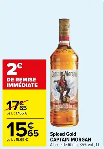 CAPTAIN MORGAN spiced gold