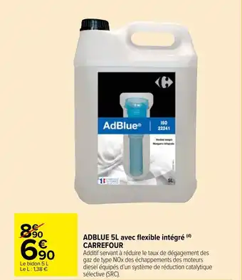 Carrefour Market CARREFOUR ADBLUE 5L avec flexible intégré offre
