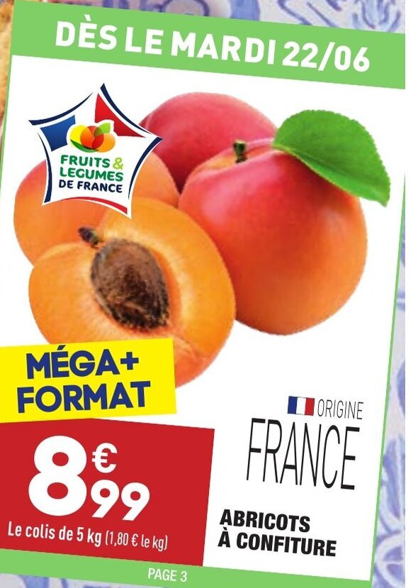 Promo Abricots à confiture chez ALDI