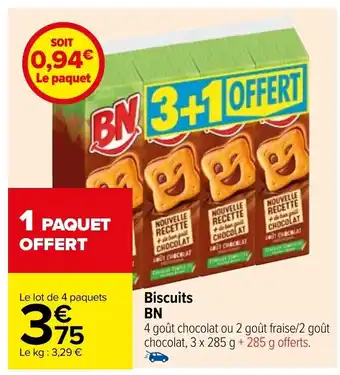 Carrefour BN Biscuits offre