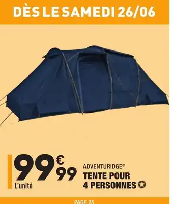 ALDI Tente pour 4 Personnes offre