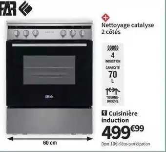 Conforama Cuisinière Induction Far offre