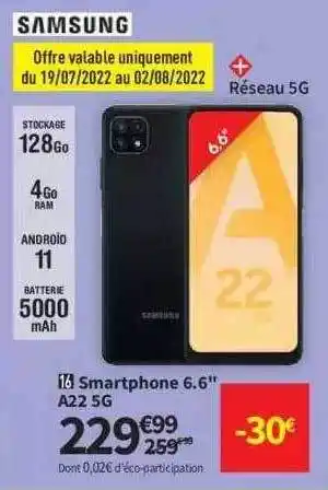 Conforama Smartphone 6.6 offre