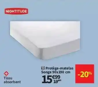 Conforama Protège-matelas Songe Nightitude offre