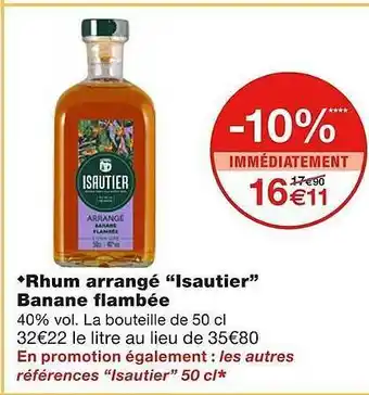 Monoprix Rhum Arrangé offre