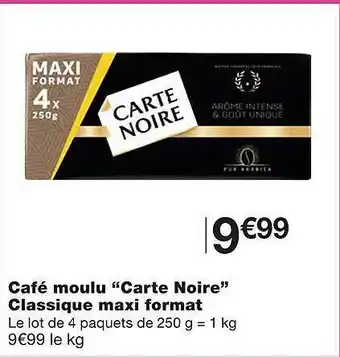 Monoprix Café Moulu offre