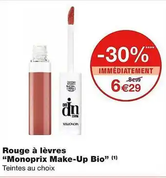 Monoprix Rouge à Lèvres offre