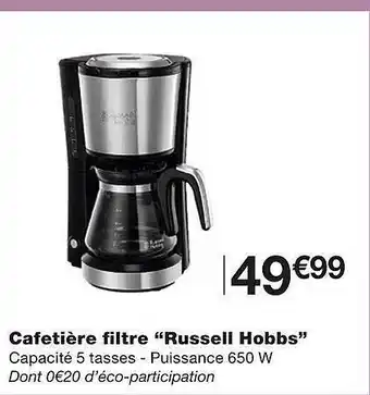 Cafetière Filtre
