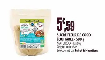 naturéO Sucre Fleur De Coco équitable Naturéo - 500 G offre
