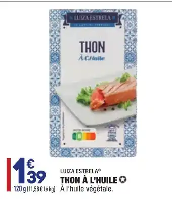 ALDI Thon à l'huile offre