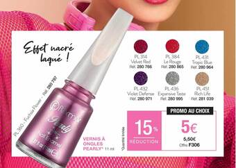 Stanhome Vernis à Ongles Pearly offre