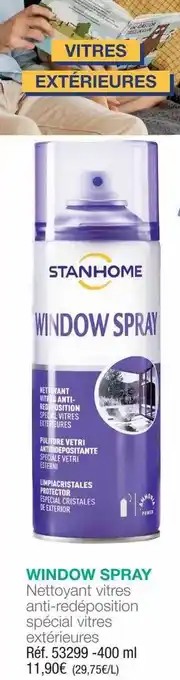 Stanhome Window Spray offre