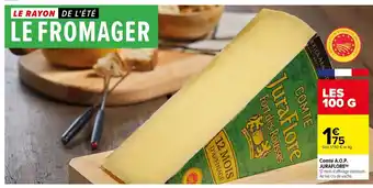 Carrefour Comté A.O.P Juraflore offre