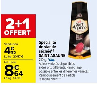 Saint agaune Spécialité de Viande Séchée