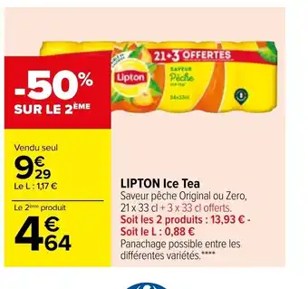Carrefour Lipton Ice Tea offre