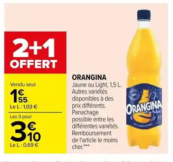 Carrefour Orangina offre