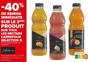 Carrefour Market Carrefour selection bon plan sur tous les nectars carrefour selection 1l offre