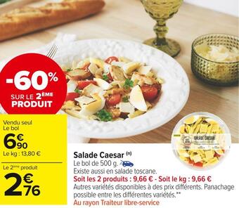 Carrefour Market Salade caesar offre