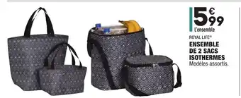 ALDI Ensemble de 2 sacs isothermes offre