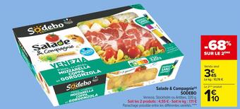 Carrefour Market Sodebo salade & compagnie offre