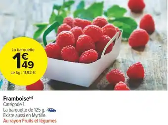 Carrefour Market Framboise offre
