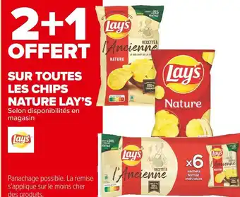 Carrefour Market Lay’s bon plan sur toutes les chips nature lay’s offre