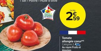Carrefour Market Tomate allongée coeur offre