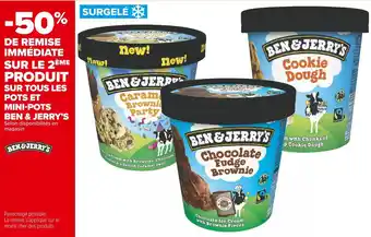 Carrefour Market Ben & jerry’s bon plan sur tous les pots et mini-pots ben & jerry’s offre