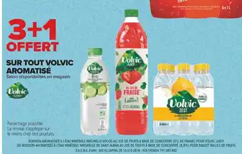 Carrefour Volvic bon plan sur tout volvic aromatisé offre