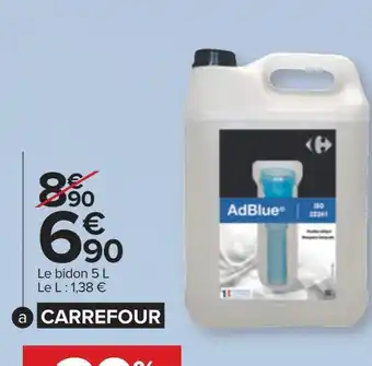 Carrefour Carrefour adblue 5l avec flexible intégré offre