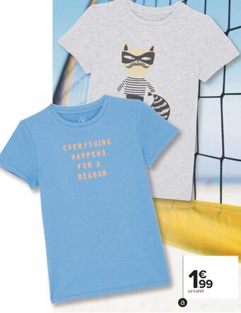 Carrefour T-shirt garçon offre