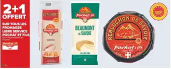 Pochat et fils bon plan sur tous les fromages libre service de la marque pochat et fils